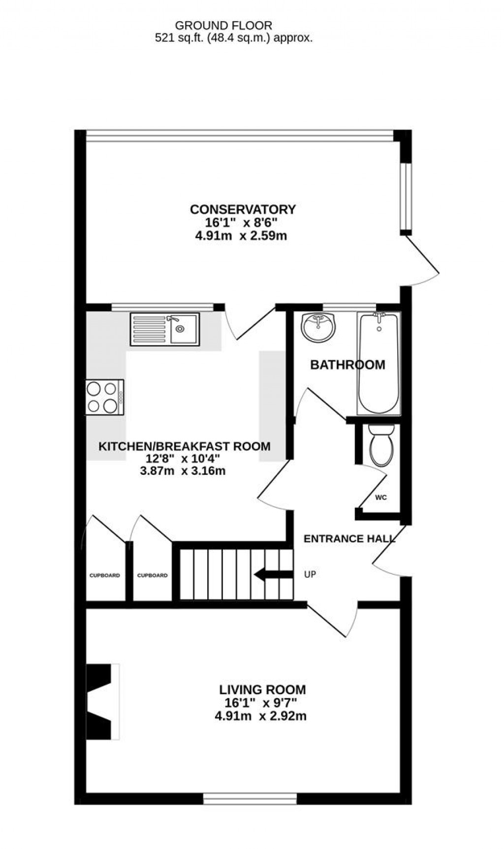 Floorplans For Ermin Street, Brockworth, Gloucester
