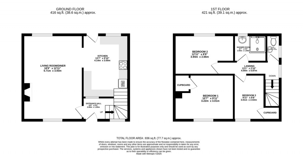 Floorplans For Park Road, Stonehouse