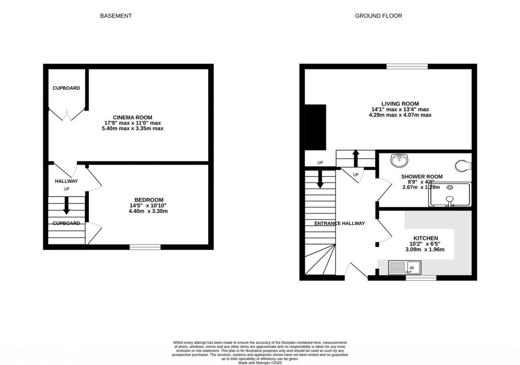 Floorplans For Montpellier mews, Gloucester