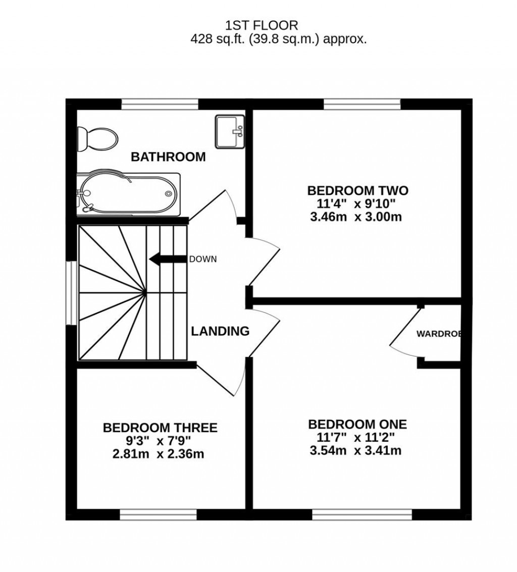 Floorplans For Jenner Close, Hucclecote