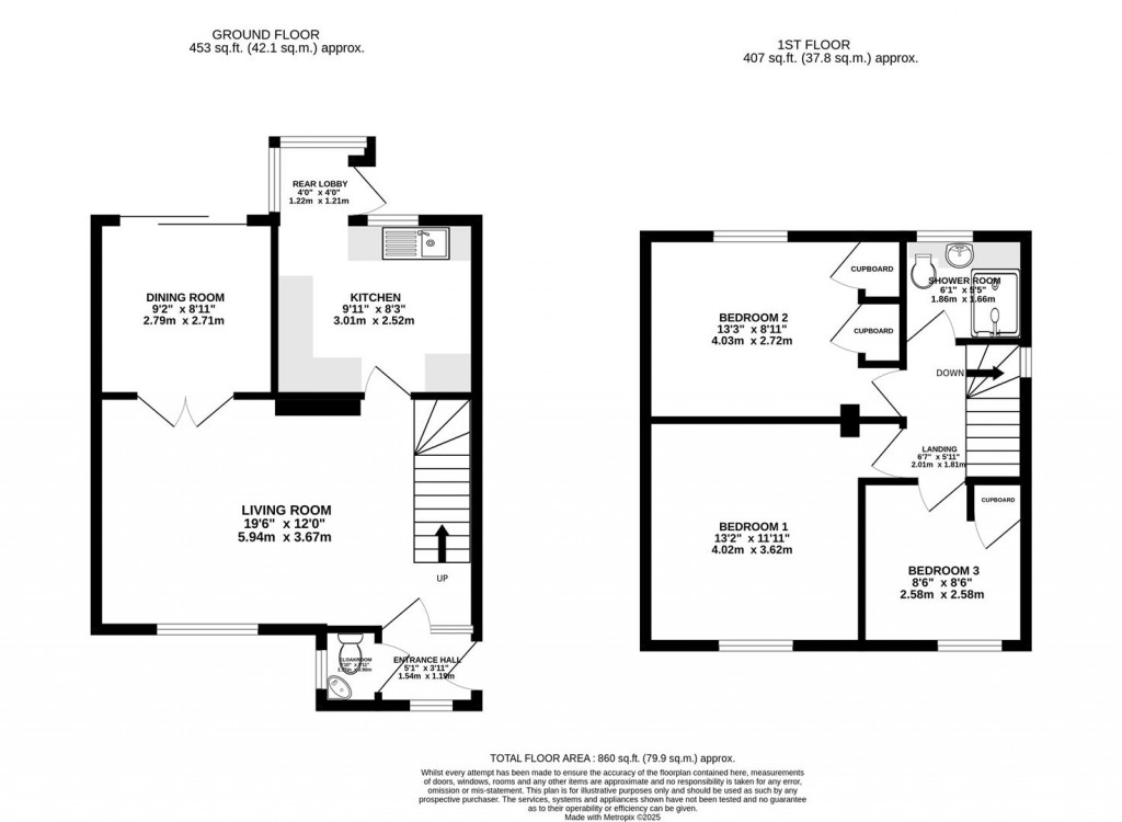 Floorplans For Guildings Way, Kings Stanley, Stonehouse