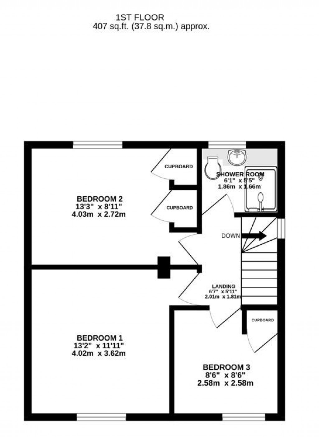 Floorplans For Guildings Way, Kings Stanley, Stonehouse