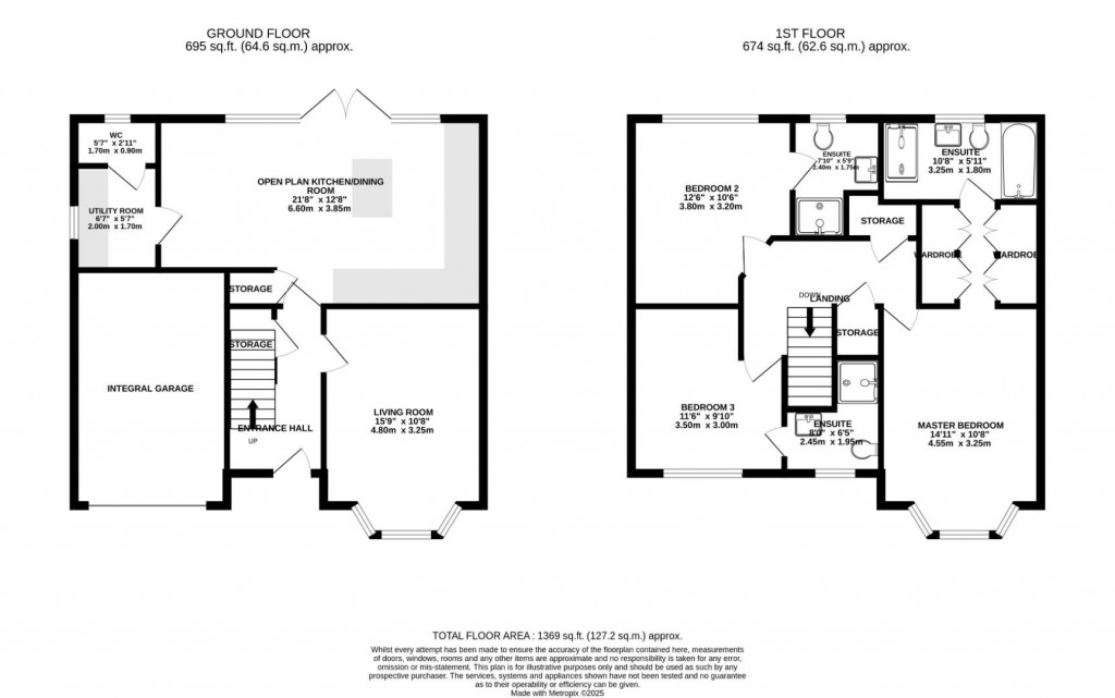 Floorplans For Arthur Keene Close, Great Oldbury, Stonehouse