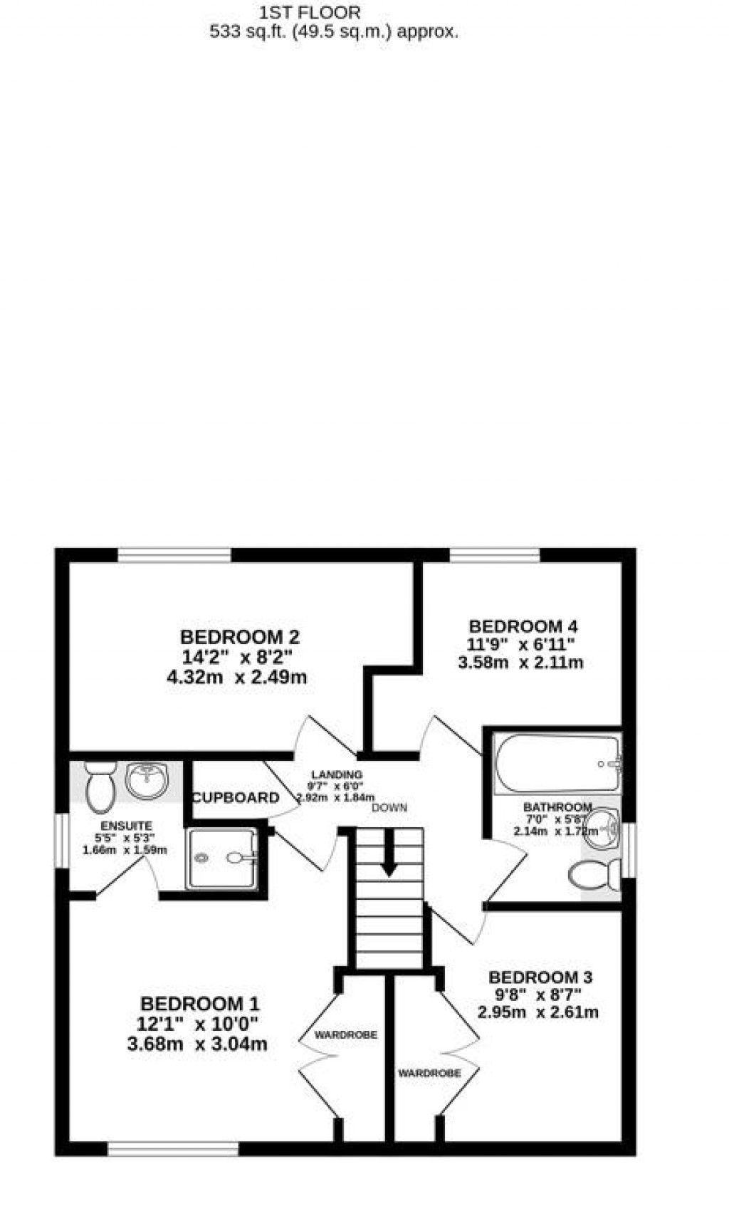 Floorplans For Arrowsmith Drive, Stonehouse