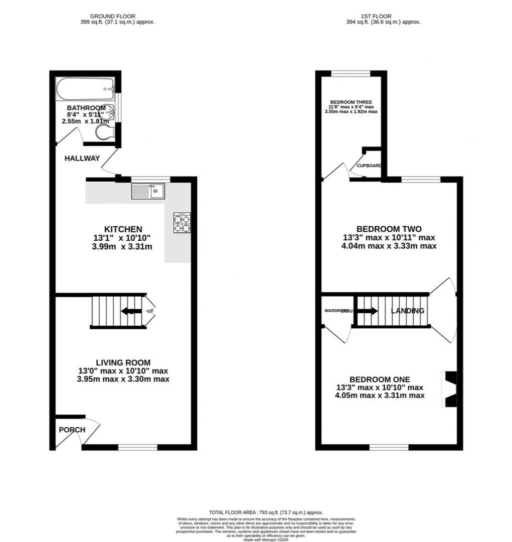Floorplans For Robinhood Street, Gloucester