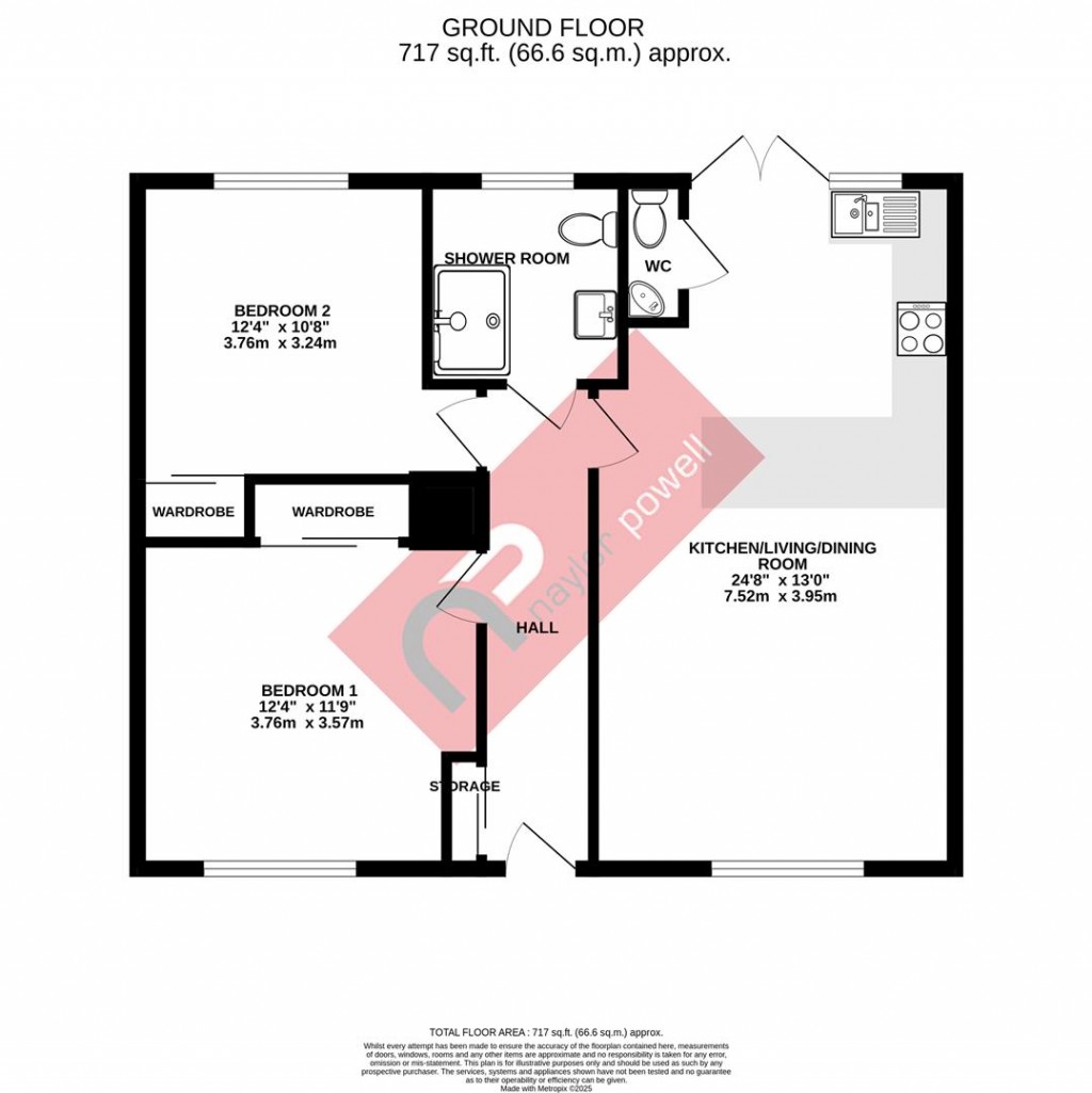 Floorplans For Parkwood Crescent, Hucclecote, Gloucester