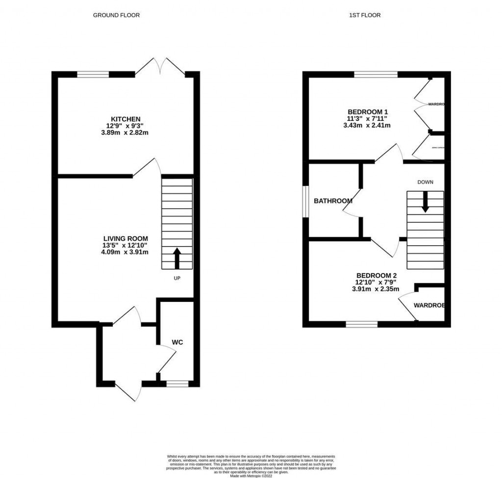 Floorplans For O'connor Close, Staunton, Gloucester