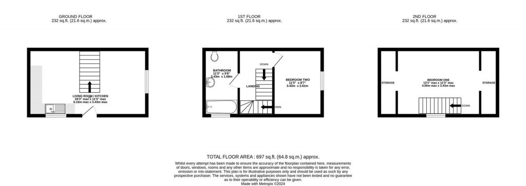 Floorplans For Lower Quay Street, Gloucester