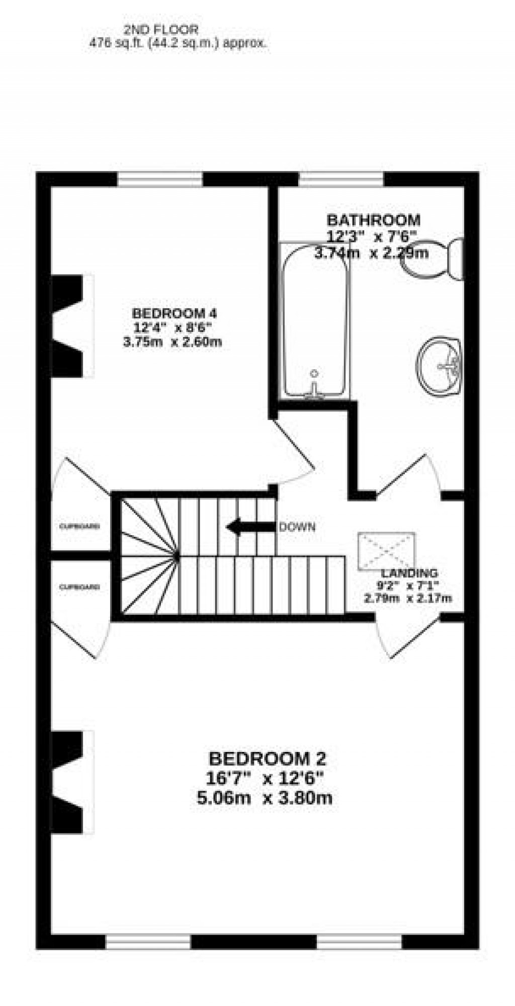 Floorplans For Regent Street, Stonehouse