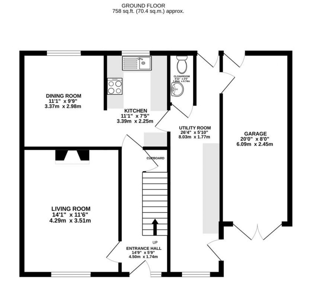 Floorplans For Bath Road, Kings Stanley, Stonehouse