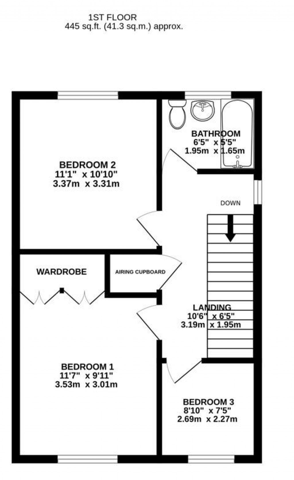 Floorplans For Bath Road, Kings Stanley, Stonehouse