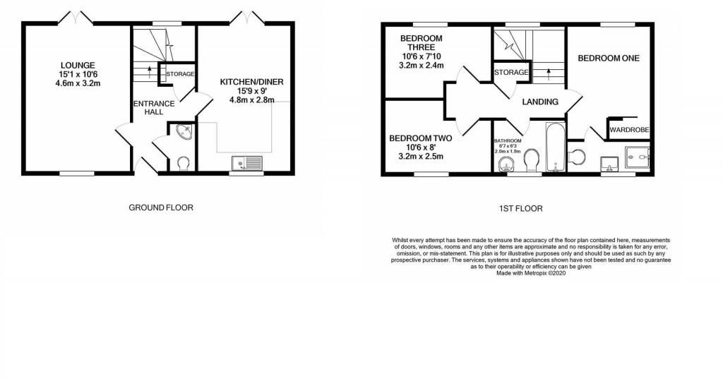 Floorplans For Wharfside Close, Hempsted, Gloucester