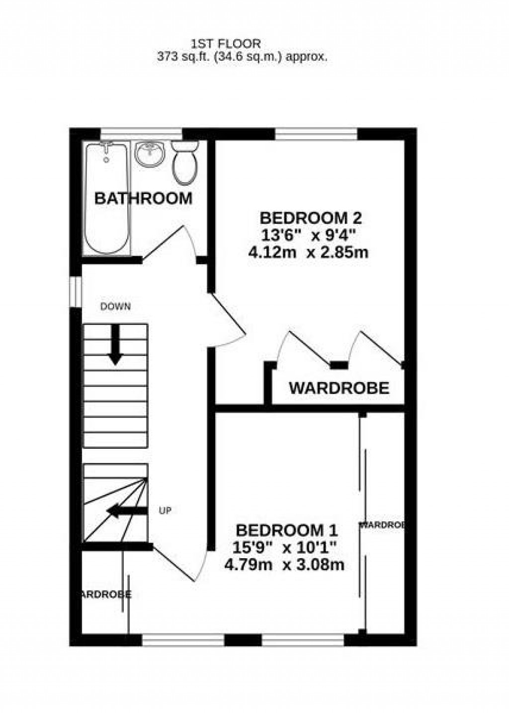 Floorplans For Wells Road, Gloucester