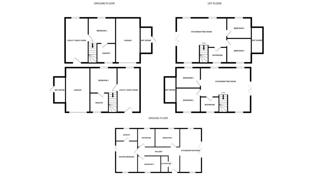 Floorplans For Ford Lane, Kilcot, Newent