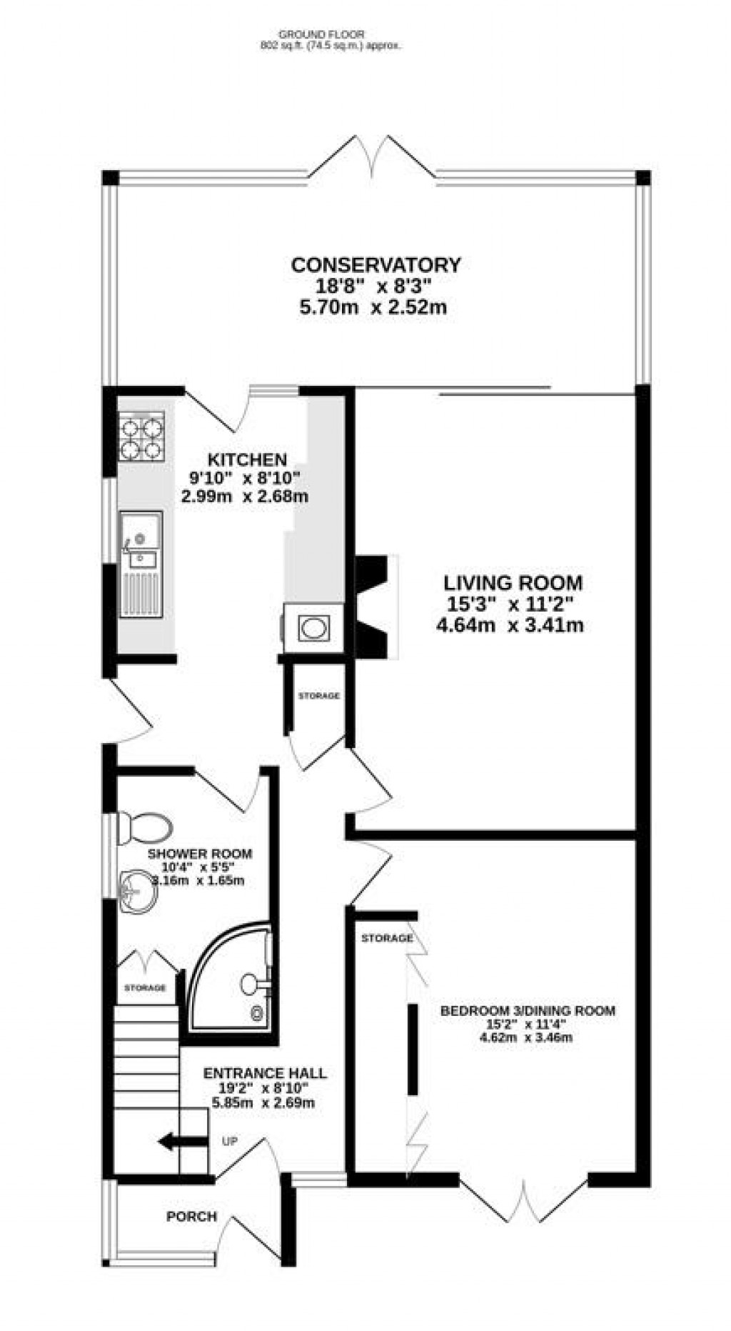 Floorplans For Marling Crescent, Stroud