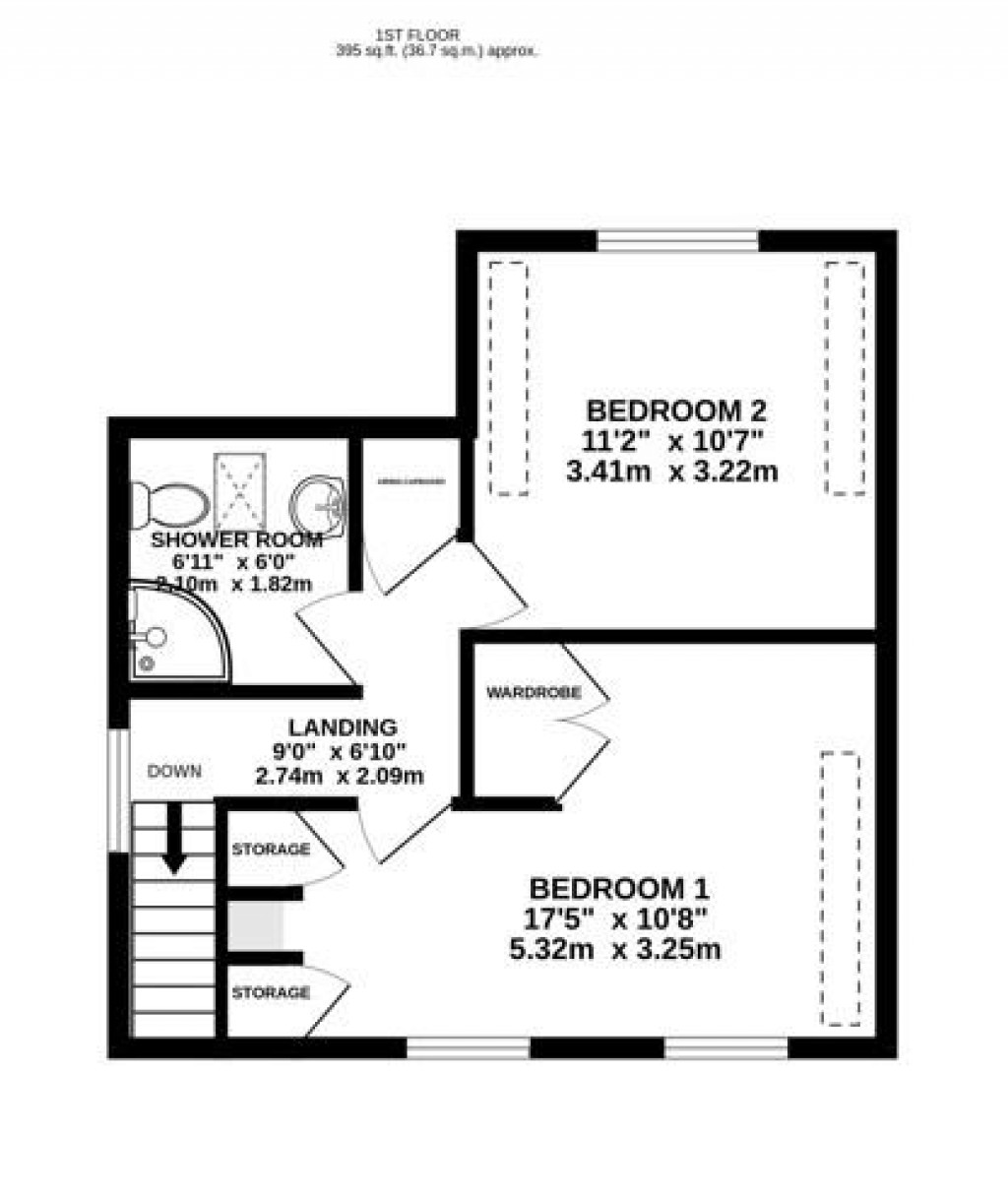 Floorplans For Marling Crescent, Stroud