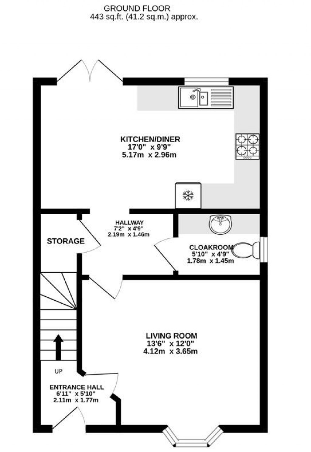 Floorplans For Box Road, Cam, Dursley