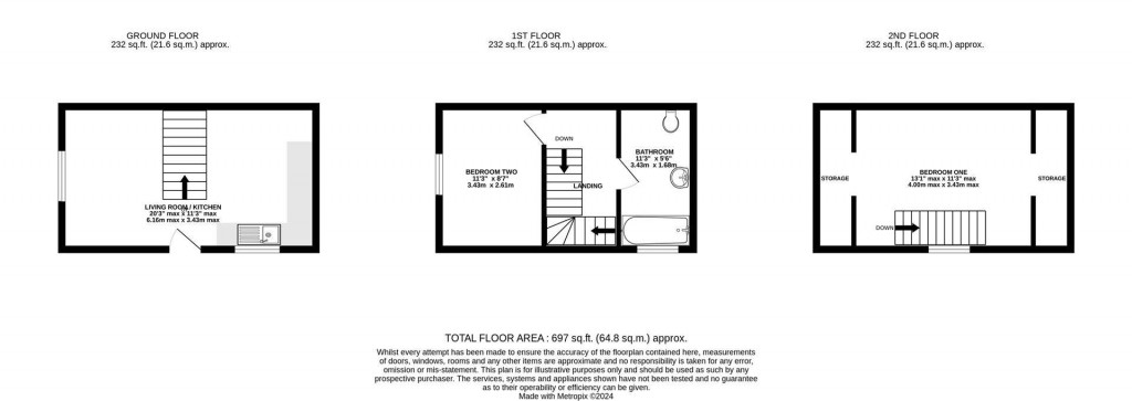 Floorplans For Lower Quay Street, Gloucester
