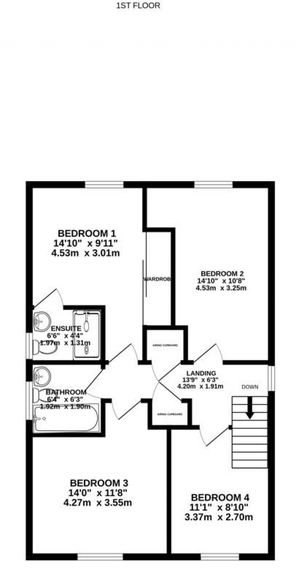 Floorplans For Upton's Garden, Whitminster, Gloucester