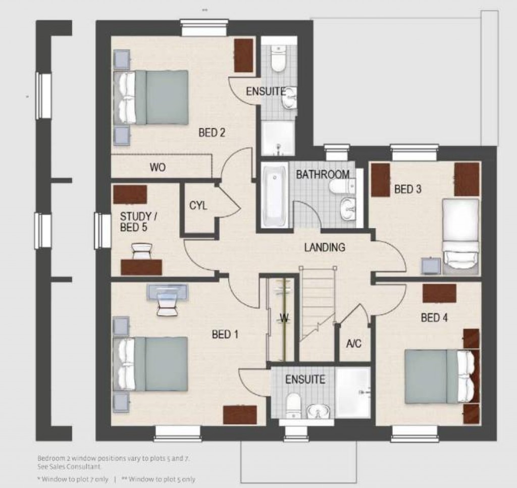 Floorplans For Upton's Garden, Whitminster, Gloucester