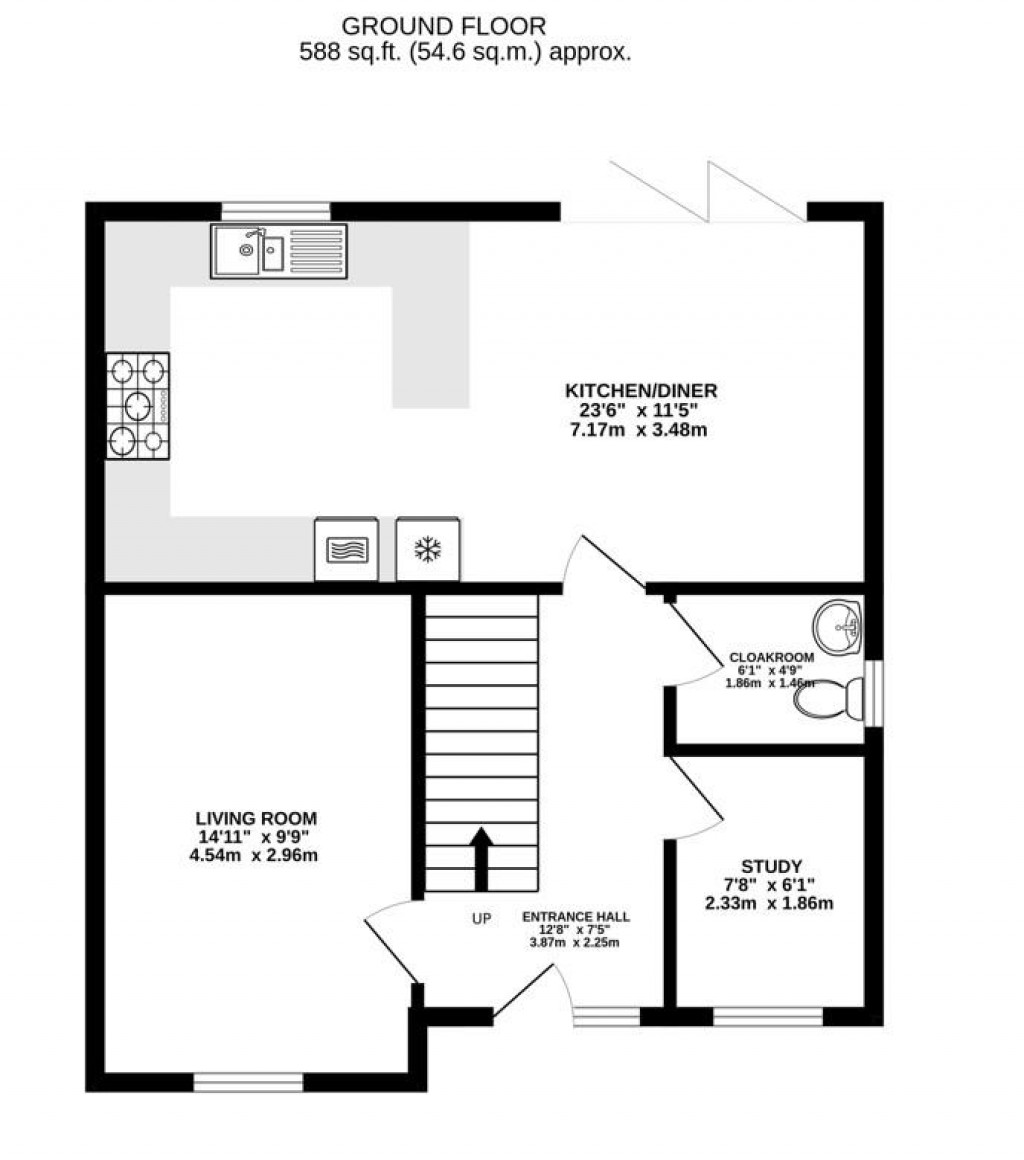 Floorplans For Barley Close, Cam, Dursley