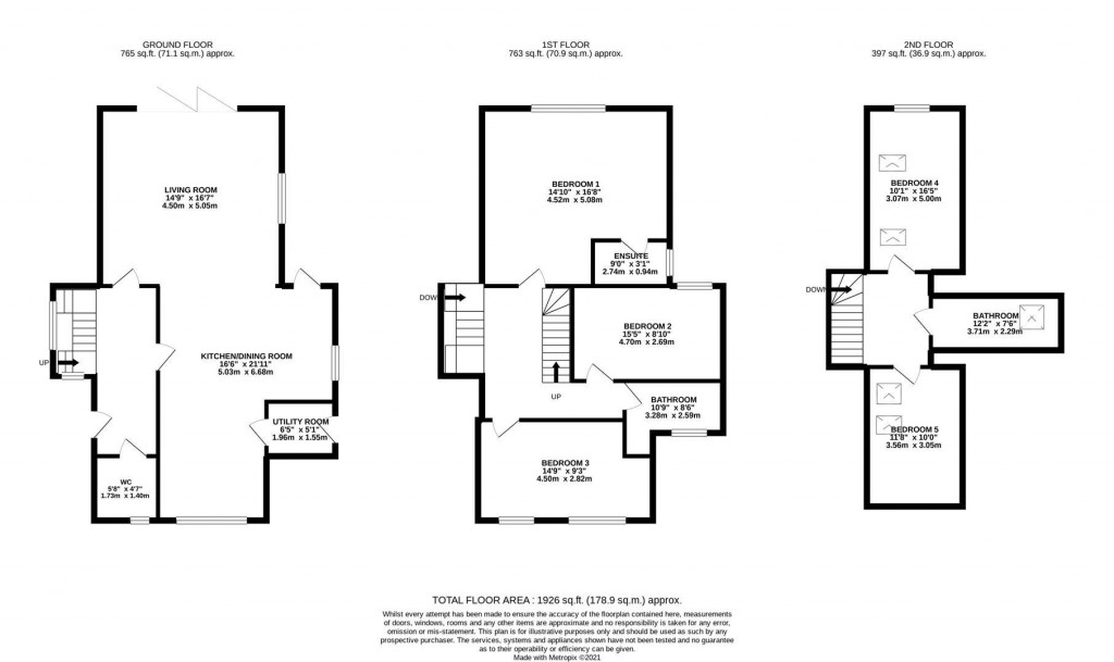 Floorplans For Southend Lane, Newent