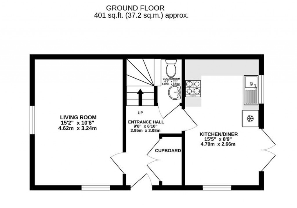 Floorplans For Artemus Silvey Close, Great Oldbury, Stonehouse