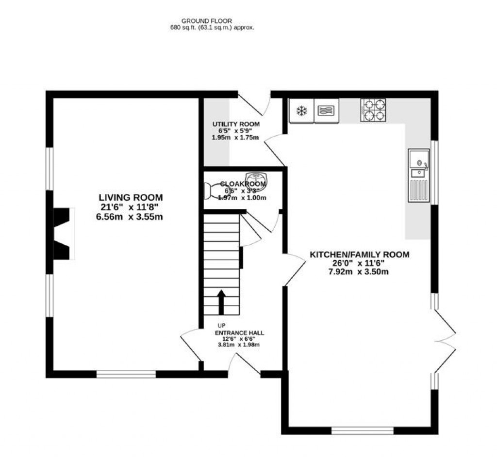Floorplans For Great Oldbury Drive, Great Oldbury, Stonehouse