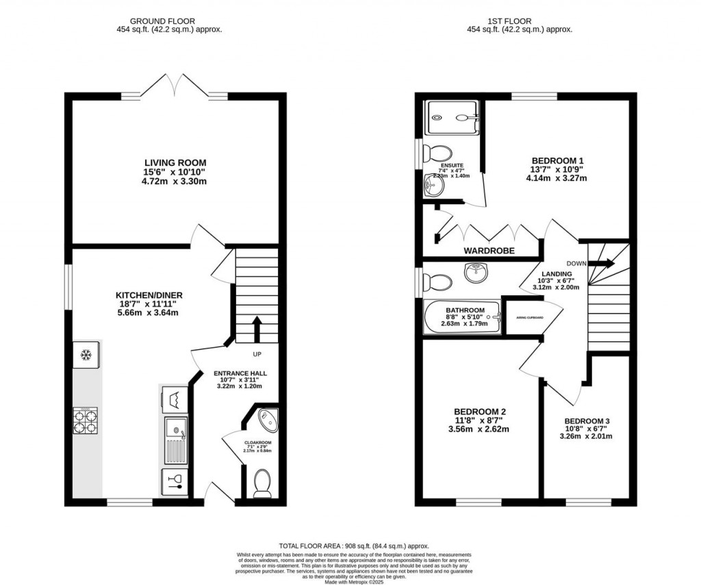 Floorplans For Gilbert Young Close, Great Oldbury, Stonehouse