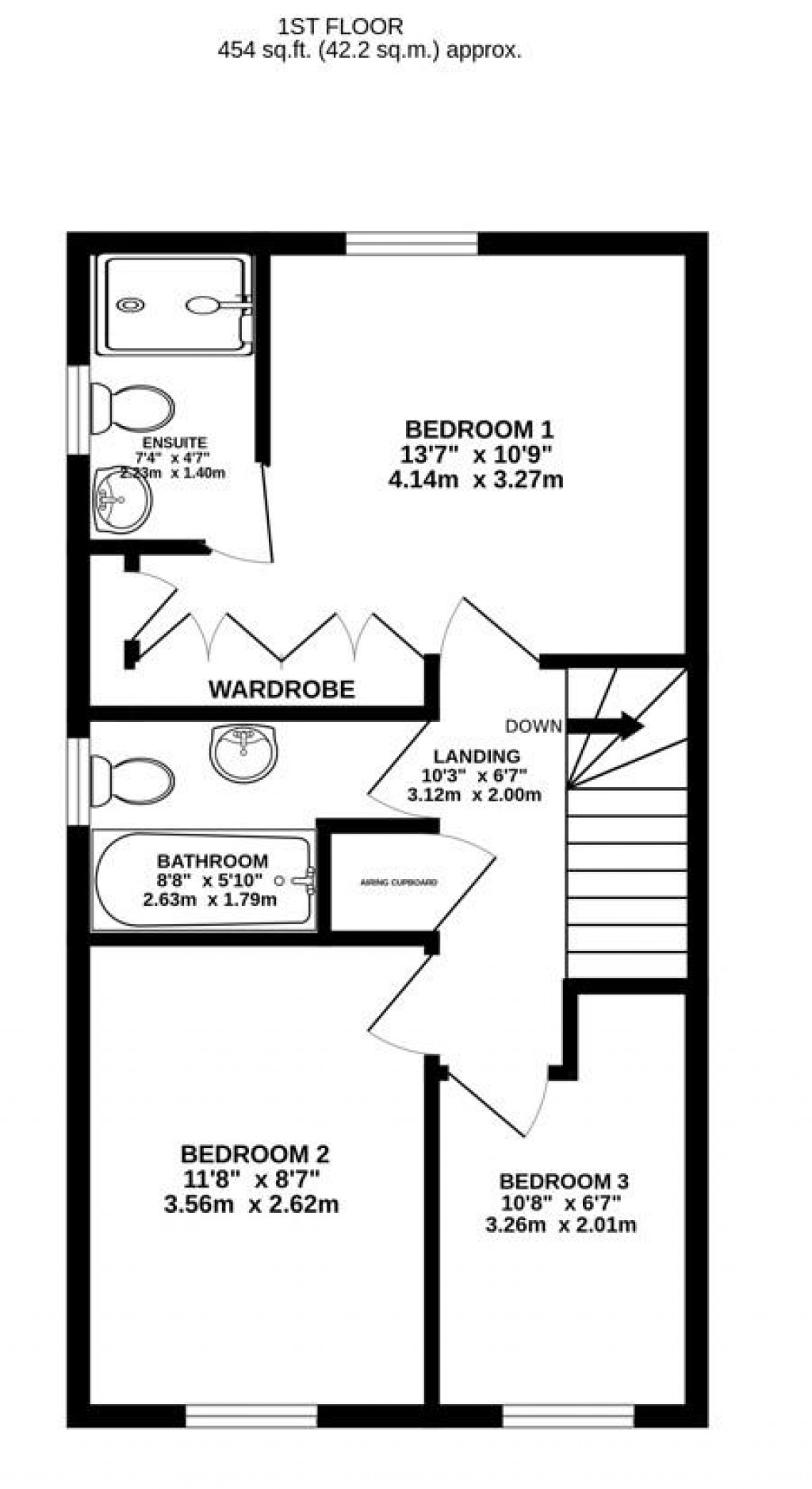 Floorplans For Gilbert Young Close, Great Oldbury, Stonehouse