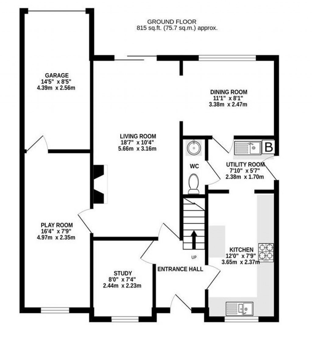 Floorplans For Stocken Close, Hucclecote