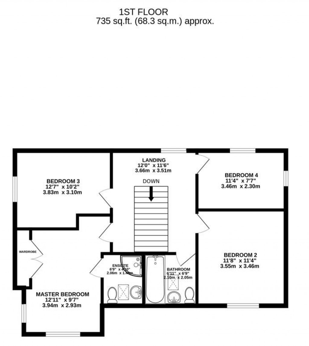 Floorplans For Standish Gate, Standish, Stonehouse