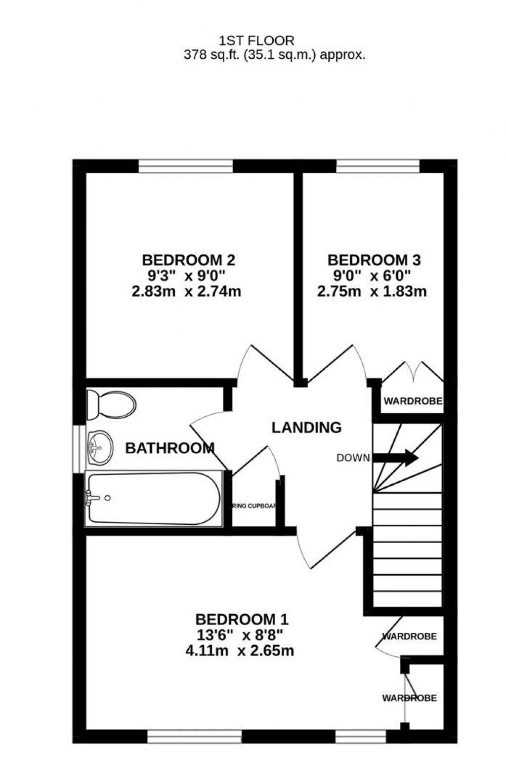 Floorplans For Woodbine Close, Abbeymead