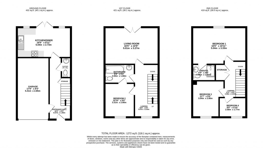 Floorplans For Bradestones Way, Stonehouse