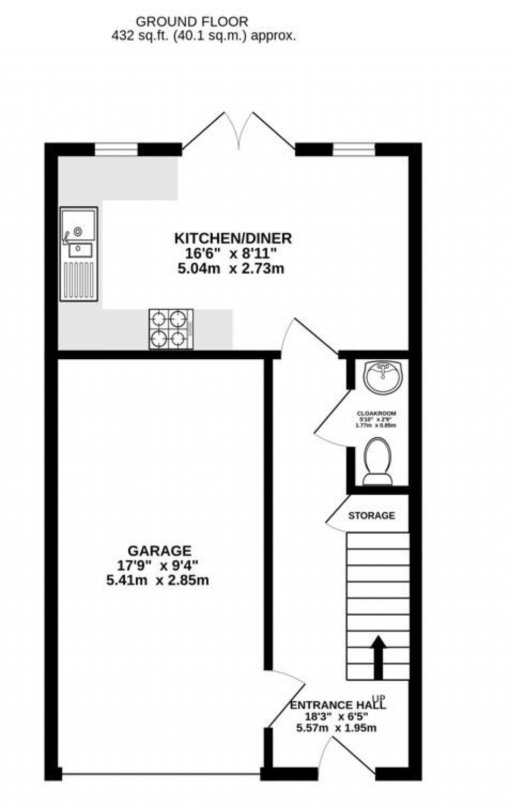 Floorplans For Bradestones Way, Stonehouse