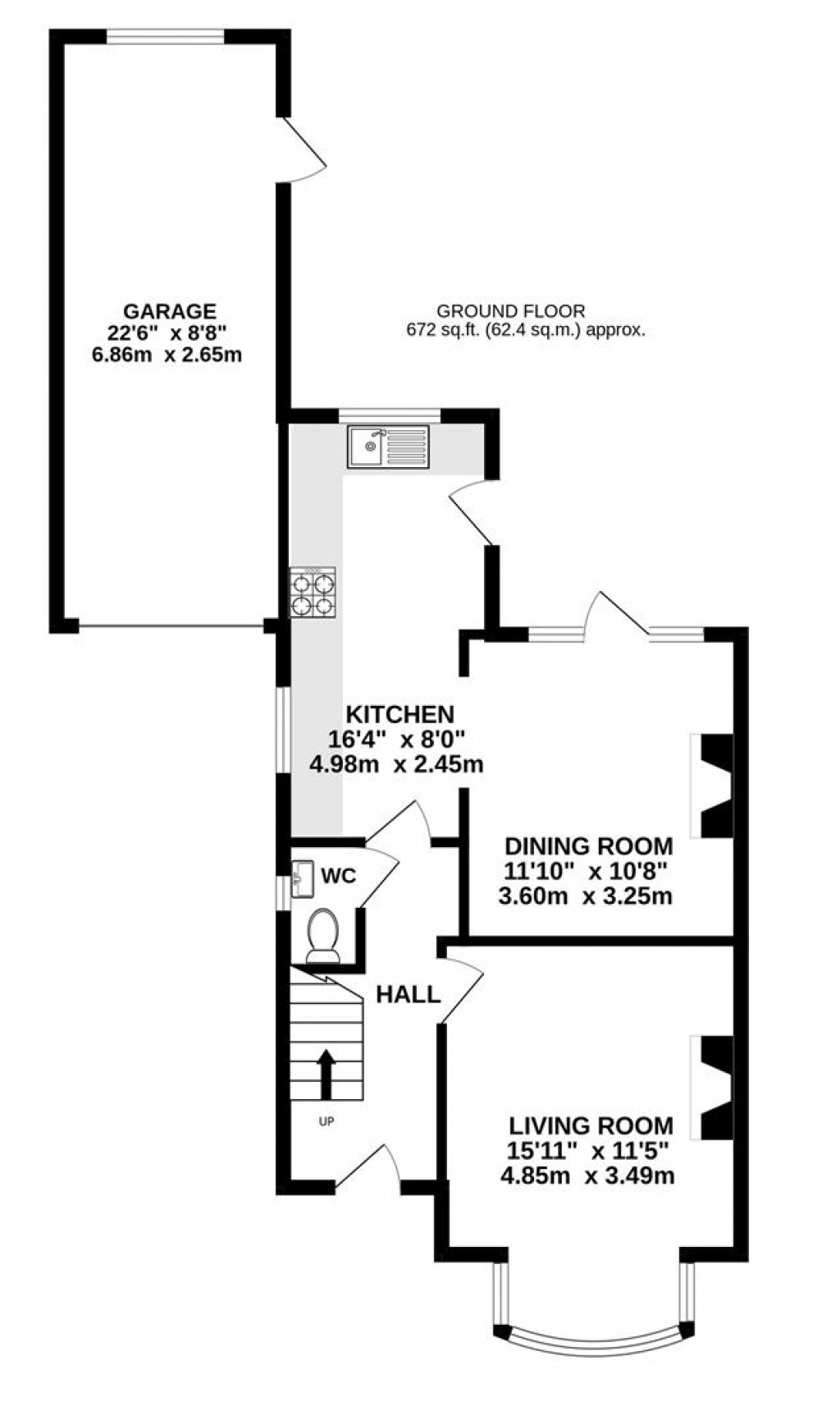 Floorplans For Colin Road, Barnwood, Gloucester