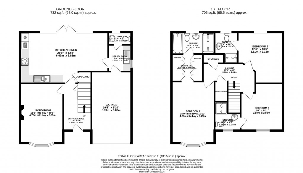 Floorplans For Great Oldbury Drive, Great Oldbury, Stonehouse
