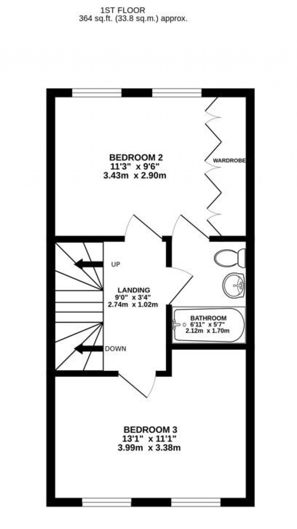 Floorplans For Ernest Creed Close, Great Oldbury, Stonehouse