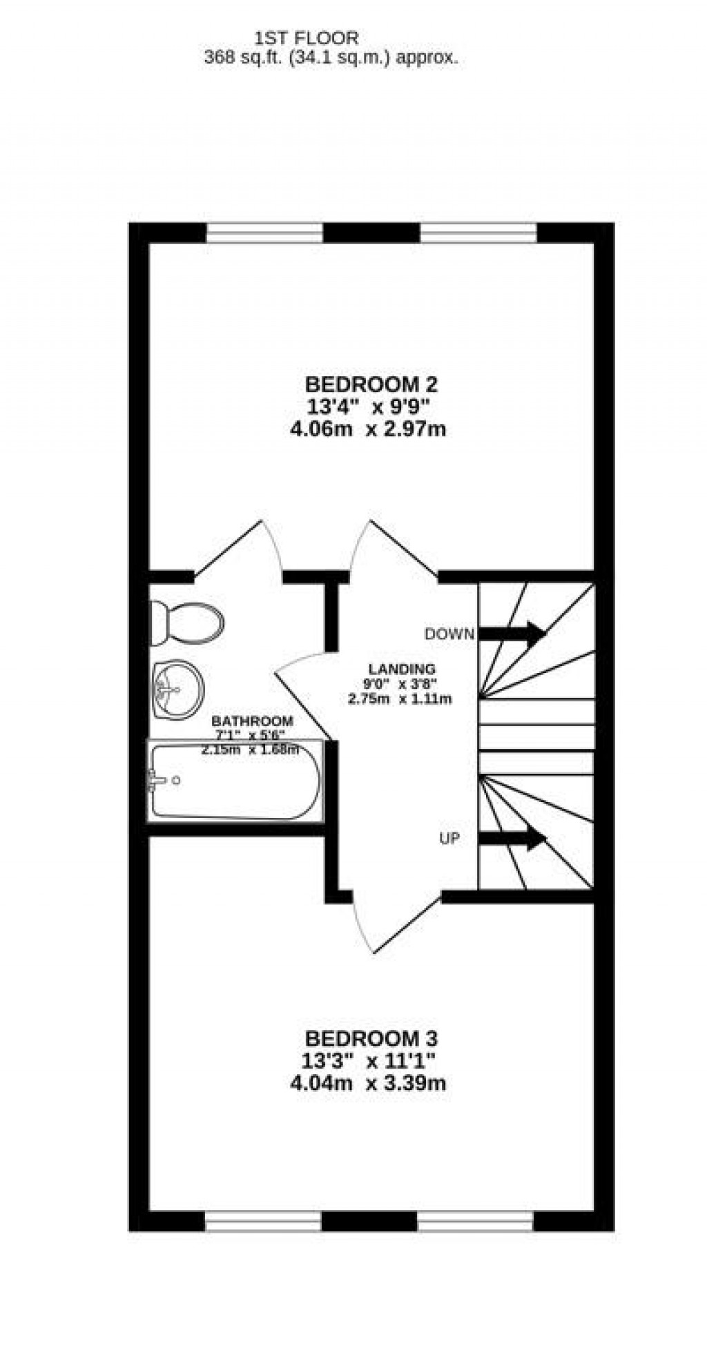 Floorplans For Thomas Tudor Way, Great Oldbury, Stonehouse