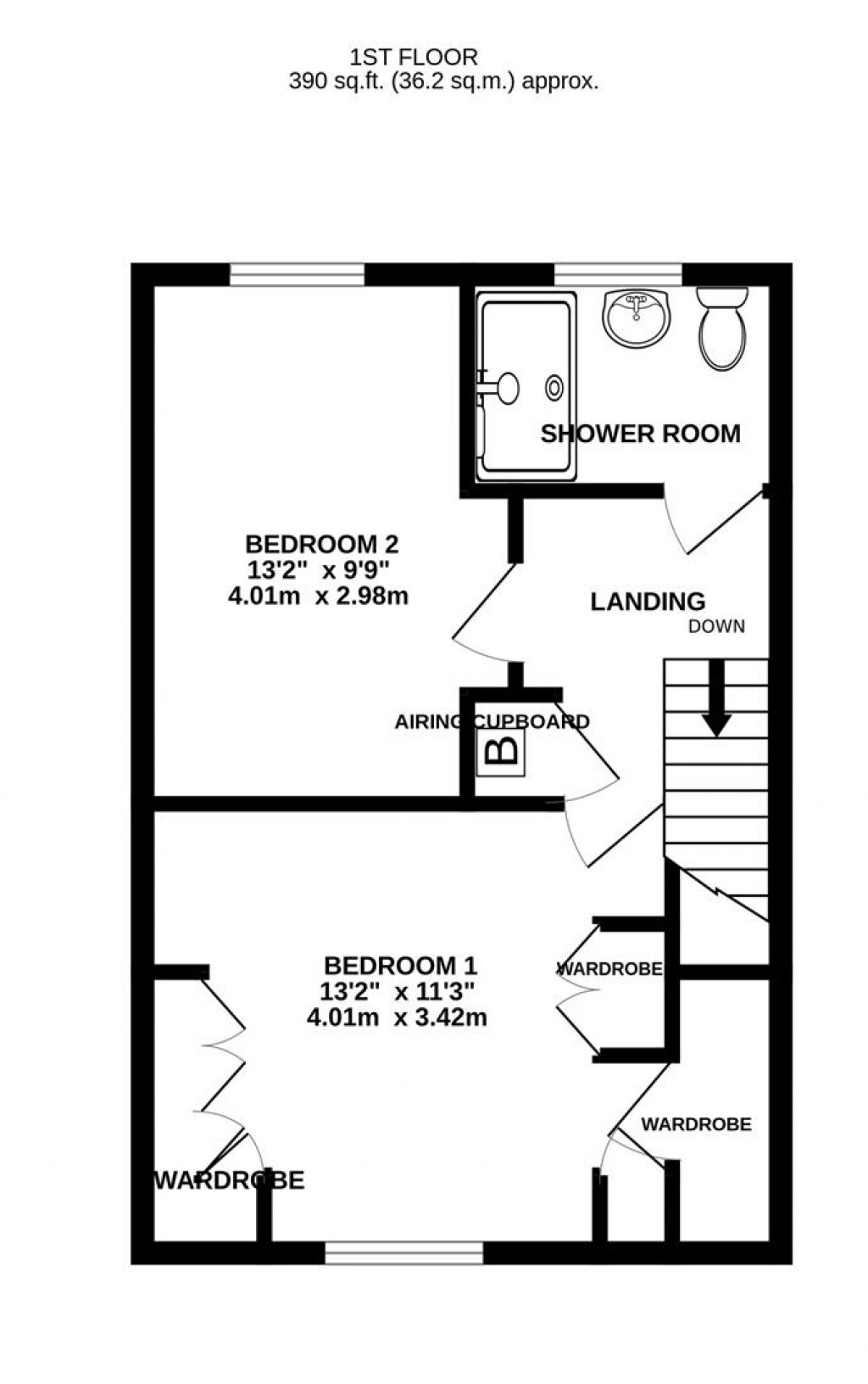 Floorplans For Leadon Close, Brockworth, Gloucester