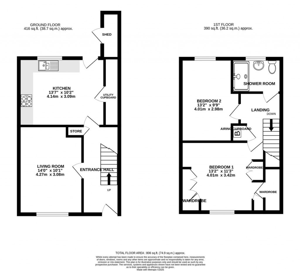 Floorplans For Leadon Close, Brockworth, Gloucester