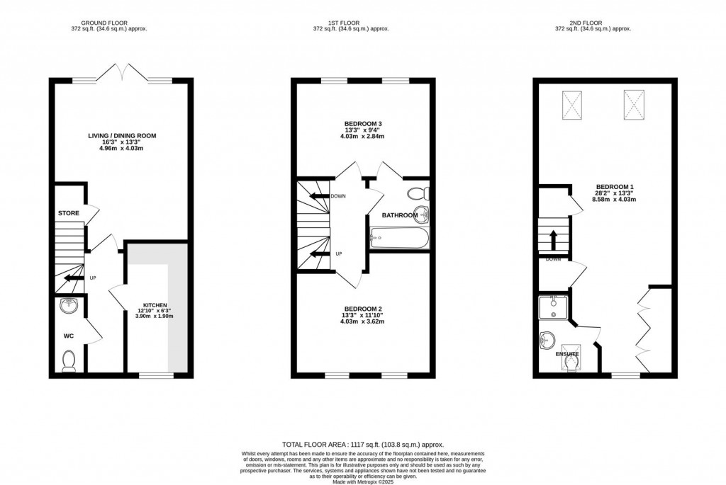 Floorplans For Buzzard Row, Newent