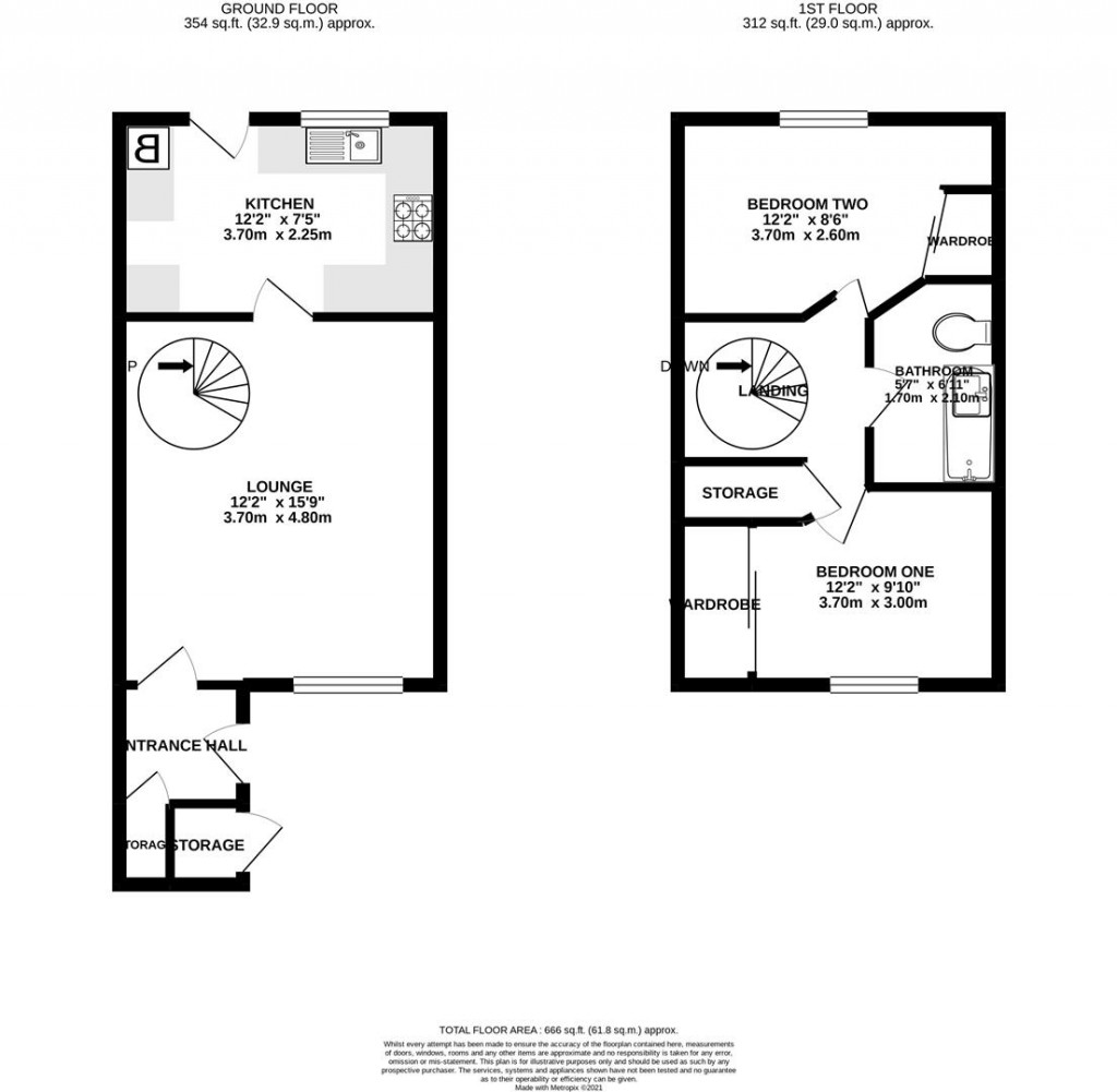 Floorplans For Wharfdale Way, Hardwicke, Gloucester