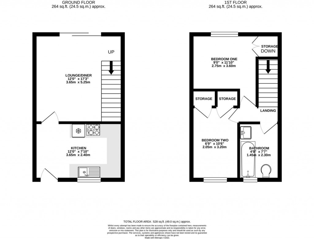 Floorplans For Welland Road, Quedgeley, Gloucester