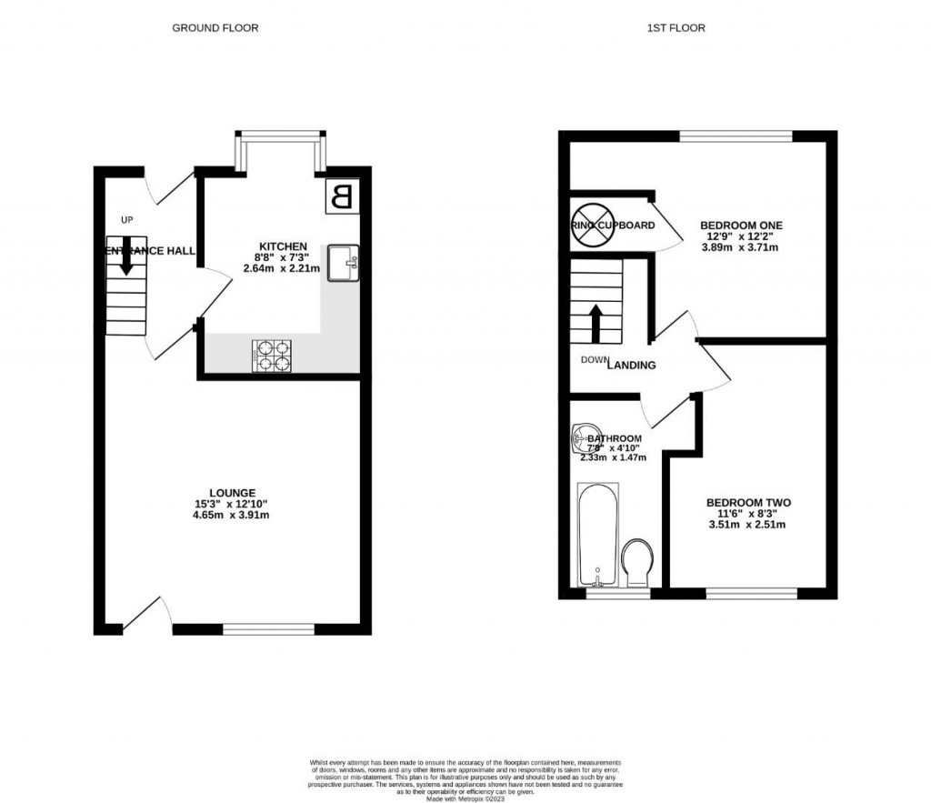 Floorplans For The Dell, Barnwood, Gloucester