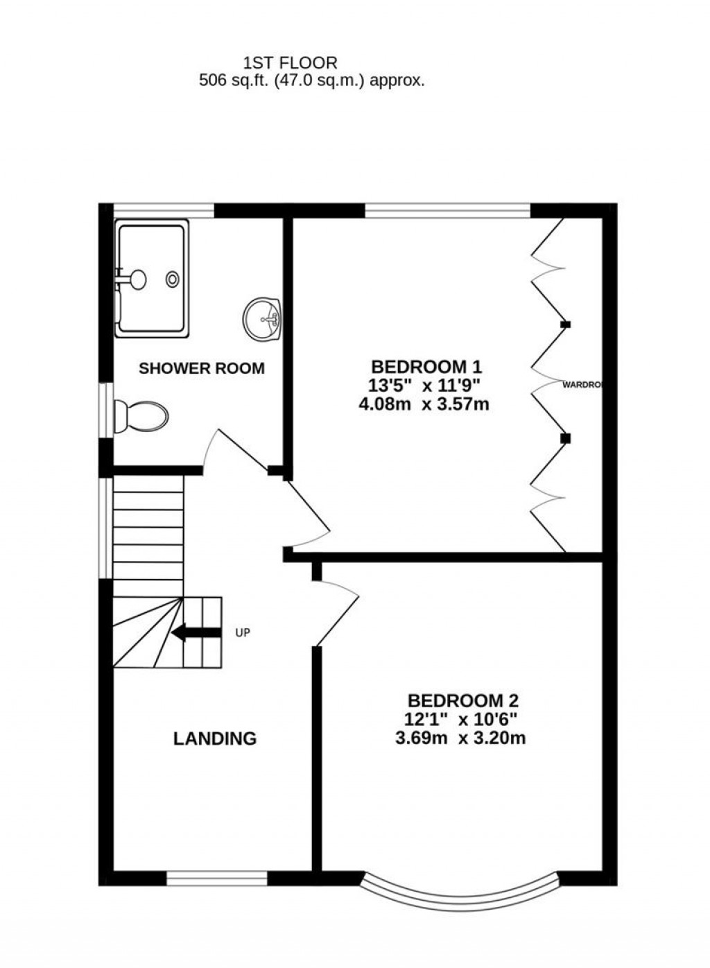 Floorplans For Lynmouth Road, Hucclecote, Gloucester