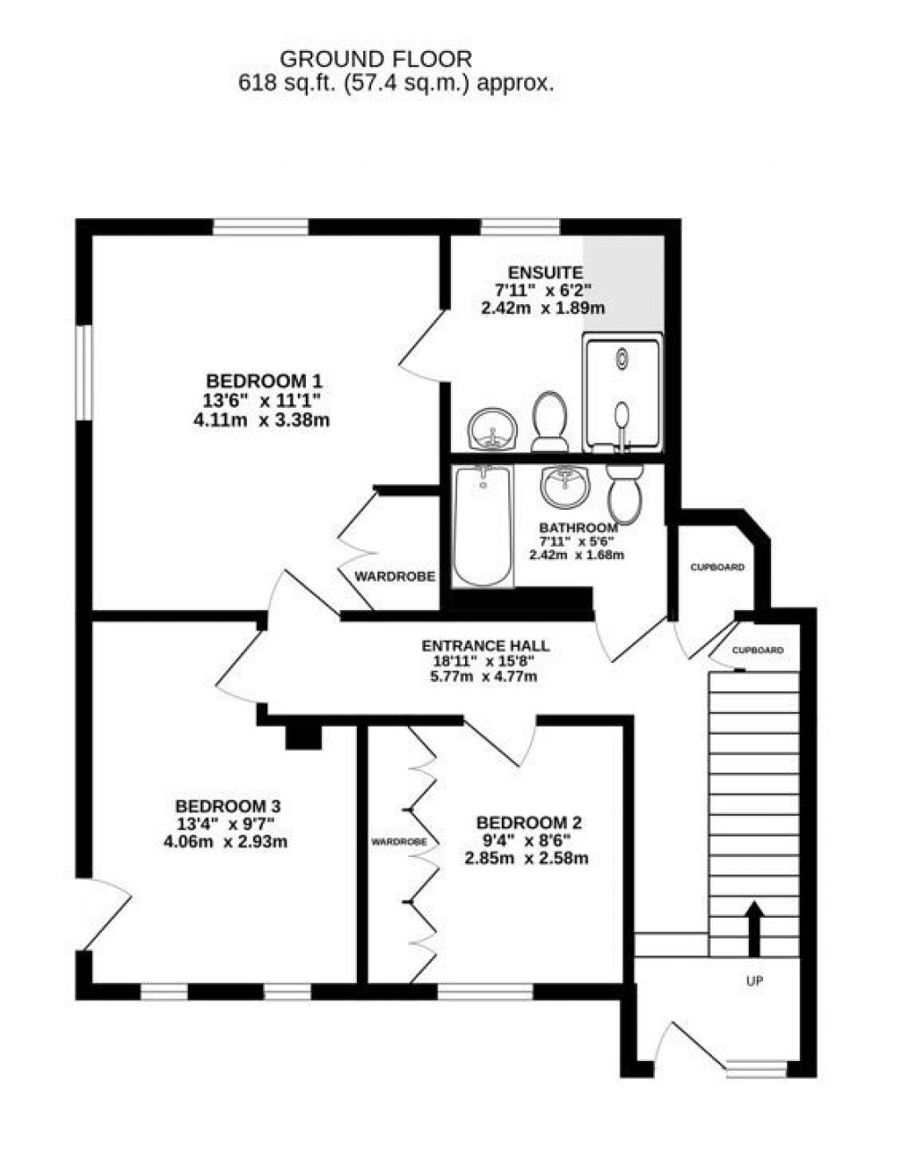 Floorplans For John Martin Gardens, Standish, Stonehouse
