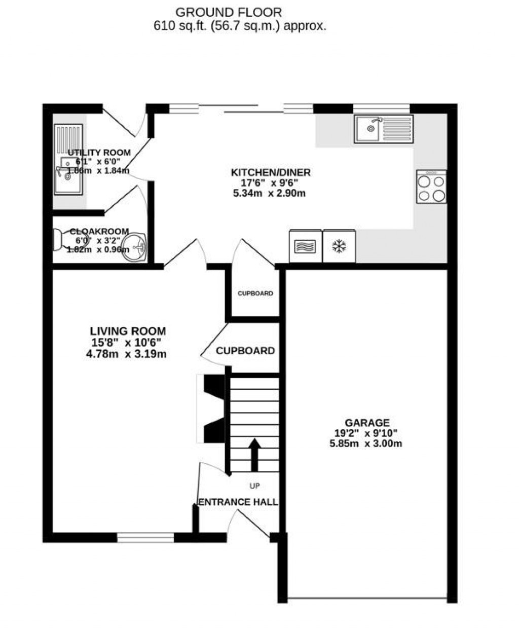 Floorplans For Rowbotham Way, Great Oldbury, Stonehouse