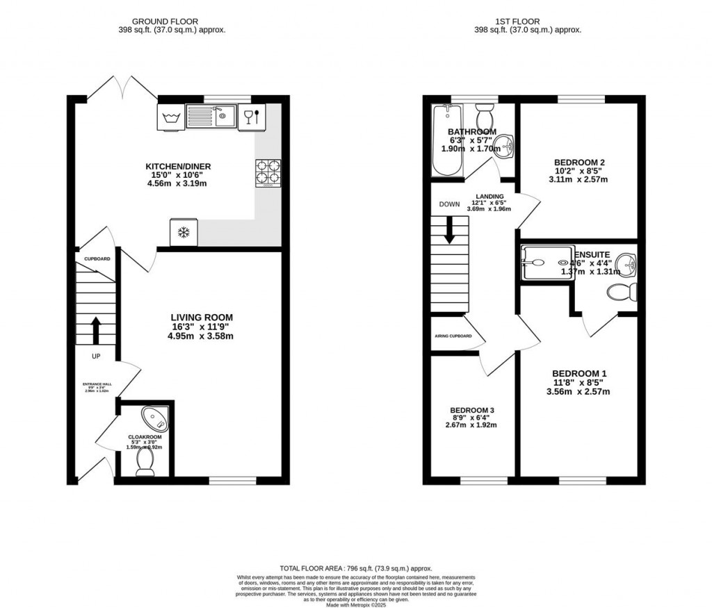 Floorplans For James Sleeman Close, Great Oldbury, Stonehouse