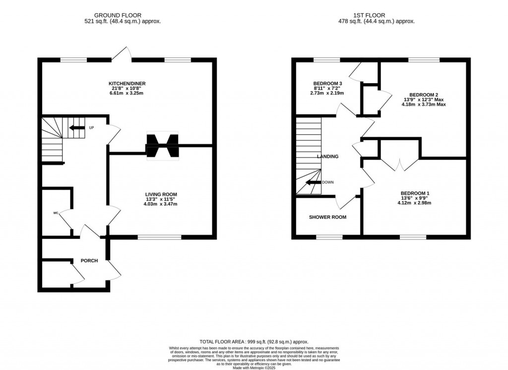 Floorplans For The Crypt Estate, Dymock